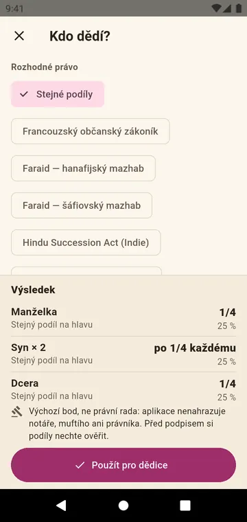 Kdo dědí? Podíly podle Hindu Succession Act
