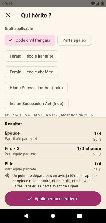 Qui hérite ? Les parts selon l'Hindu Succession Act