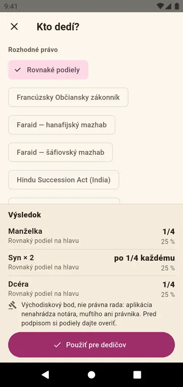 Kto dedí? Podiely podľa Hindu Succession Act